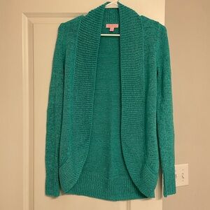 Lilly Pulitzer Teal Cardigan - XS